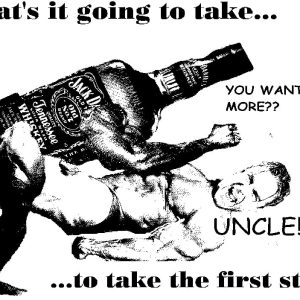 Vintage Boxing Motivational Tee — "What's it going to take...to take the first step?"